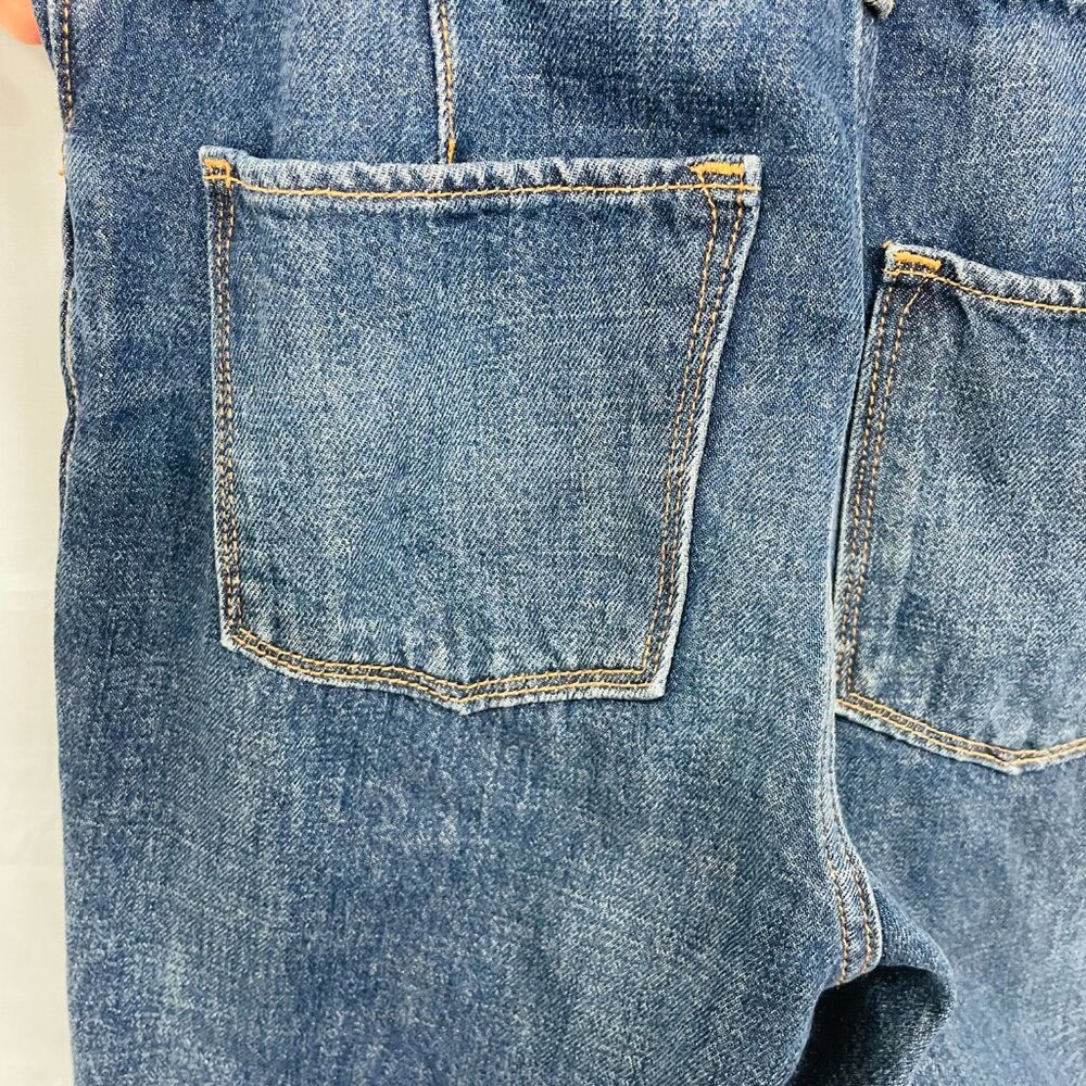 Old Navy Distressed Kids Denim Overalls Size XL (12) - Picture 13 of 16